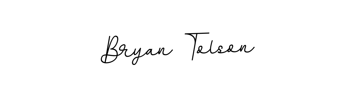 Make a beautiful signature design for name Bryan Tolson. With this signature (BallpointsItalic-DORy9) style, you can create a handwritten signature for free. Bryan Tolson signature style 11 images and pictures png