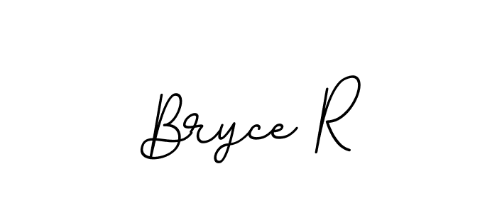 The best way (BallpointsItalic-DORy9) to make a short signature is to pick only two or three words in your name. The name Bryce R include a total of six letters. For converting this name. Bryce R signature style 11 images and pictures png