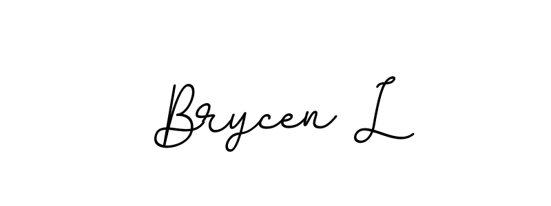 It looks lik you need a new signature style for name Brycen L. Design unique handwritten (BallpointsItalic-DORy9) signature with our free signature maker in just a few clicks. Brycen L signature style 11 images and pictures png