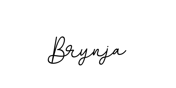 Brynja stylish signature style. Best Handwritten Sign (BallpointsItalic-DORy9) for my name. Handwritten Signature Collection Ideas for my name Brynja. Brynja signature style 11 images and pictures png