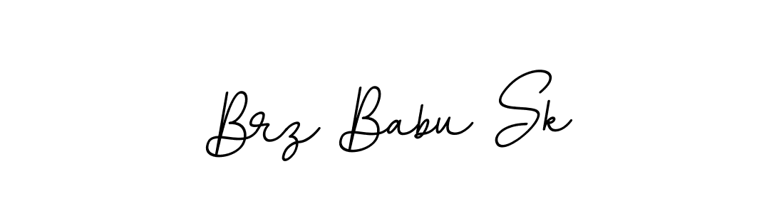 This is the best signature style for the Brz Babu Sk name. Also you like these signature font (BallpointsItalic-DORy9). Mix name signature. Brz Babu Sk signature style 11 images and pictures png