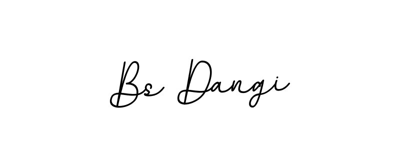 It looks lik you need a new signature style for name Bs Dangi. Design unique handwritten (BallpointsItalic-DORy9) signature with our free signature maker in just a few clicks. Bs Dangi signature style 11 images and pictures png