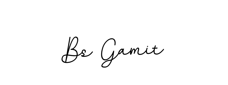 The best way (BallpointsItalic-DORy9) to make a short signature is to pick only two or three words in your name. The name Bs Gamit include a total of six letters. For converting this name. Bs Gamit signature style 11 images and pictures png
