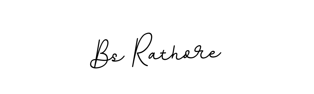 Create a beautiful signature design for name Bs Rathore. With this signature (BallpointsItalic-DORy9) fonts, you can make a handwritten signature for free. Bs Rathore signature style 11 images and pictures png