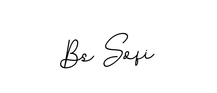 How to make Bs Sofi name signature. Use BallpointsItalic-DORy9 style for creating short signs online. This is the latest handwritten sign. Bs Sofi signature style 11 images and pictures png