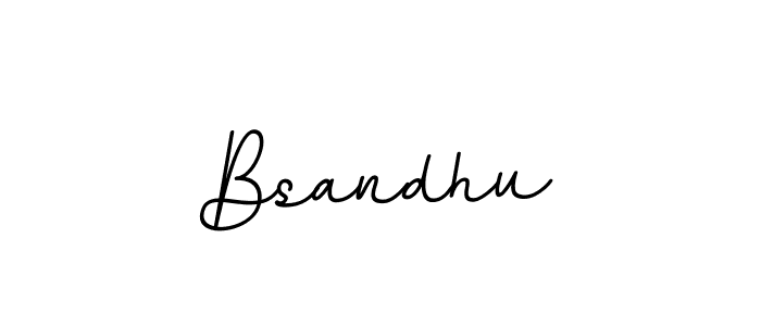 How to make Bsandhu name signature. Use BallpointsItalic-DORy9 style for creating short signs online. This is the latest handwritten sign. Bsandhu signature style 11 images and pictures png