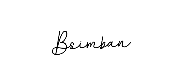 The best way (BallpointsItalic-DORy9) to make a short signature is to pick only two or three words in your name. The name Bsimban include a total of six letters. For converting this name. Bsimban signature style 11 images and pictures png