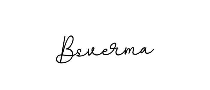 Make a beautiful signature design for name Bsverma. Use this online signature maker to create a handwritten signature for free. Bsverma signature style 11 images and pictures png