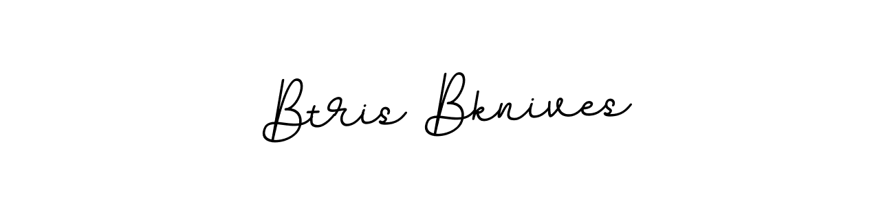 Make a beautiful signature design for name Btris Bknives. With this signature (BallpointsItalic-DORy9) style, you can create a handwritten signature for free. Btris Bknives signature style 11 images and pictures png