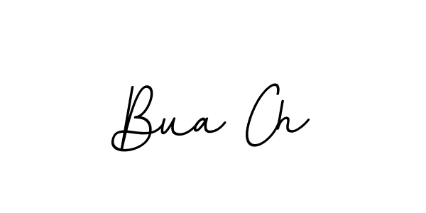 How to make Bua Ch name signature. Use BallpointsItalic-DORy9 style for creating short signs online. This is the latest handwritten sign. Bua Ch signature style 11 images and pictures png