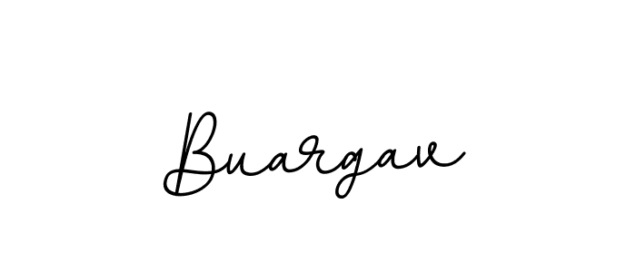 How to make Buargav name signature. Use BallpointsItalic-DORy9 style for creating short signs online. This is the latest handwritten sign. Buargav signature style 11 images and pictures png