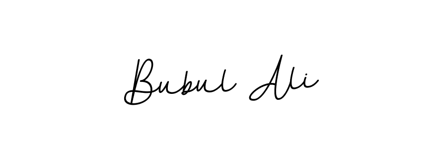 Create a beautiful signature design for name Bubul Ali. With this signature (BallpointsItalic-DORy9) fonts, you can make a handwritten signature for free. Bubul Ali signature style 11 images and pictures png