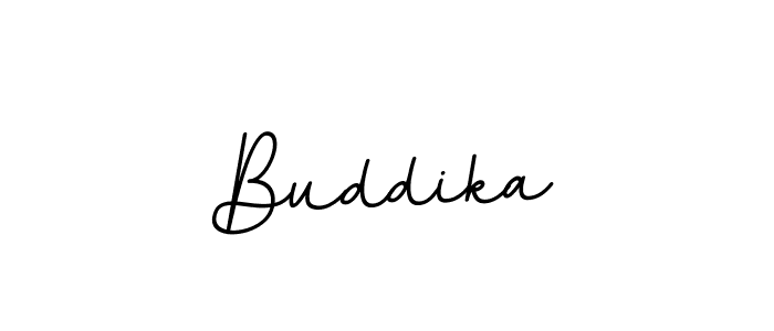 Make a beautiful signature design for name Buddika. With this signature (BallpointsItalic-DORy9) style, you can create a handwritten signature for free. Buddika signature style 11 images and pictures png