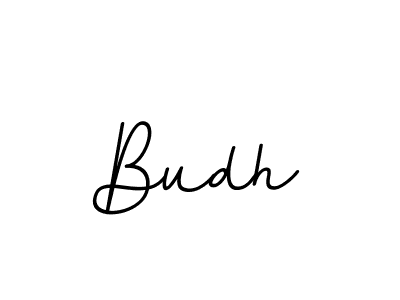 Design your own signature with our free online signature maker. With this signature software, you can create a handwritten (BallpointsItalic-DORy9) signature for name Budh. Budh signature style 11 images and pictures png