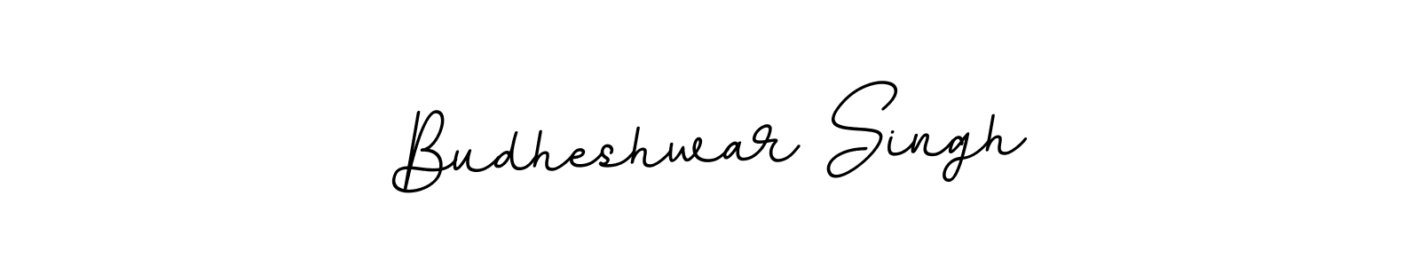 Create a beautiful signature design for name Budheshwar Singh. With this signature (BallpointsItalic-DORy9) fonts, you can make a handwritten signature for free. Budheshwar Singh signature style 11 images and pictures png