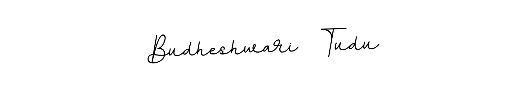 BallpointsItalic-DORy9 is a professional signature style that is perfect for those who want to add a touch of class to their signature. It is also a great choice for those who want to make their signature more unique. Get Budheshwari  Tudu name to fancy signature for free. Budheshwari  Tudu signature style 11 images and pictures png