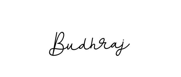 How to make Budhraj name signature. Use BallpointsItalic-DORy9 style for creating short signs online. This is the latest handwritten sign. Budhraj signature style 11 images and pictures png