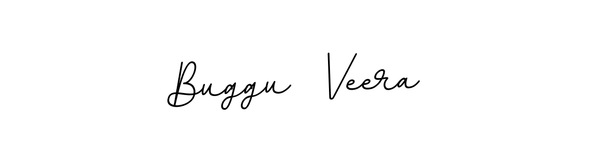 How to make Buggu  Veera name signature. Use BallpointsItalic-DORy9 style for creating short signs online. This is the latest handwritten sign. Buggu  Veera signature style 11 images and pictures png
