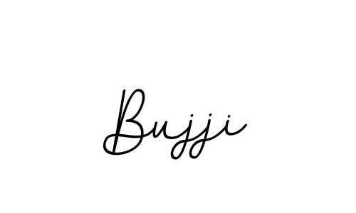 How to make Bujji name signature. Use BallpointsItalic-DORy9 style for creating short signs online. This is the latest handwritten sign. Bujji signature style 11 images and pictures png