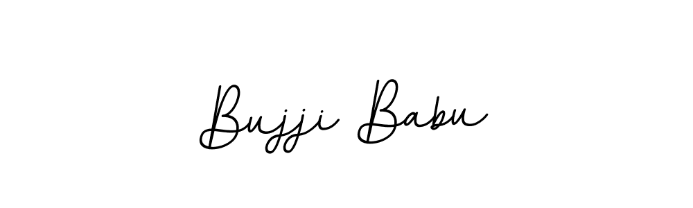 The best way (BallpointsItalic-DORy9) to make a short signature is to pick only two or three words in your name. The name Bujji Babu include a total of six letters. For converting this name. Bujji Babu signature style 11 images and pictures png