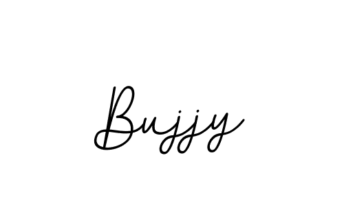 Bujjy stylish signature style. Best Handwritten Sign (BallpointsItalic-DORy9) for my name. Handwritten Signature Collection Ideas for my name Bujjy. Bujjy signature style 11 images and pictures png