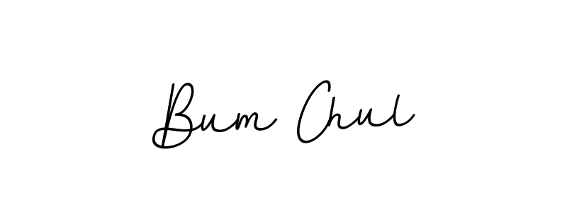 Make a beautiful signature design for name Bum Chul. With this signature (BallpointsItalic-DORy9) style, you can create a handwritten signature for free. Bum Chul signature style 11 images and pictures png