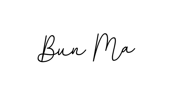 How to make Bun Ma name signature. Use BallpointsItalic-DORy9 style for creating short signs online. This is the latest handwritten sign. Bun Ma signature style 11 images and pictures png