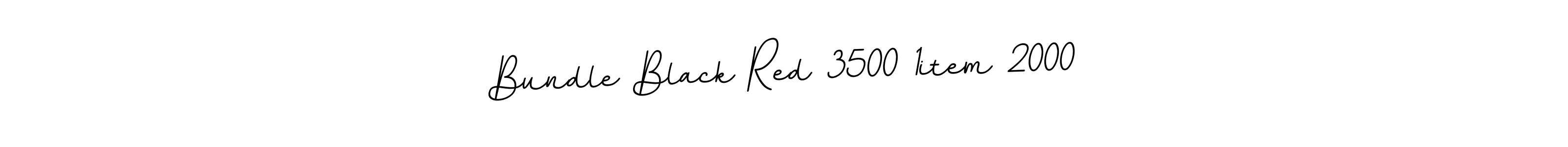 Create a beautiful signature design for name Bundle Black Red 3500 1item 2000. With this signature (BallpointsItalic-DORy9) fonts, you can make a handwritten signature for free. Bundle Black Red 3500 1item 2000 signature style 11 images and pictures png