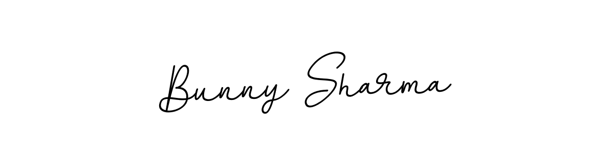 Bunny Sharma stylish signature style. Best Handwritten Sign (BallpointsItalic-DORy9) for my name. Handwritten Signature Collection Ideas for my name Bunny Sharma. Bunny Sharma signature style 11 images and pictures png