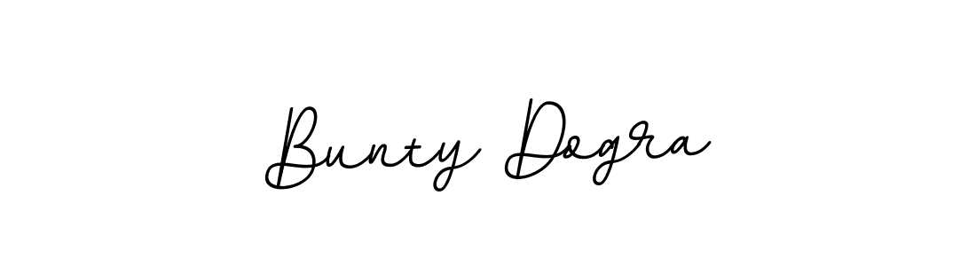 Make a beautiful signature design for name Bunty Dogra. With this signature (BallpointsItalic-DORy9) style, you can create a handwritten signature for free. Bunty Dogra signature style 11 images and pictures png