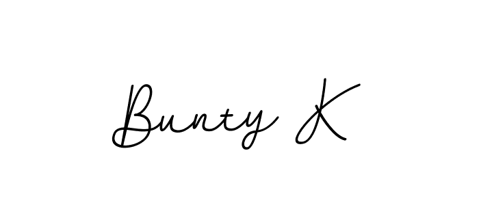 if you are searching for the best signature style for your name Bunty K. so please give up your signature search. here we have designed multiple signature styles  using BallpointsItalic-DORy9. Bunty K signature style 11 images and pictures png