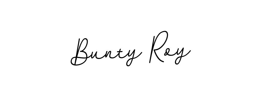 Make a beautiful signature design for name Bunty Roy. With this signature (BallpointsItalic-DORy9) style, you can create a handwritten signature for free. Bunty Roy signature style 11 images and pictures png