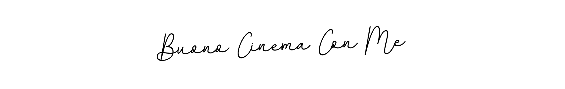 Use a signature maker to create a handwritten signature online. With this signature software, you can design (BallpointsItalic-DORy9) your own signature for name Buono Cinema Con Me. Buono Cinema Con Me signature style 11 images and pictures png