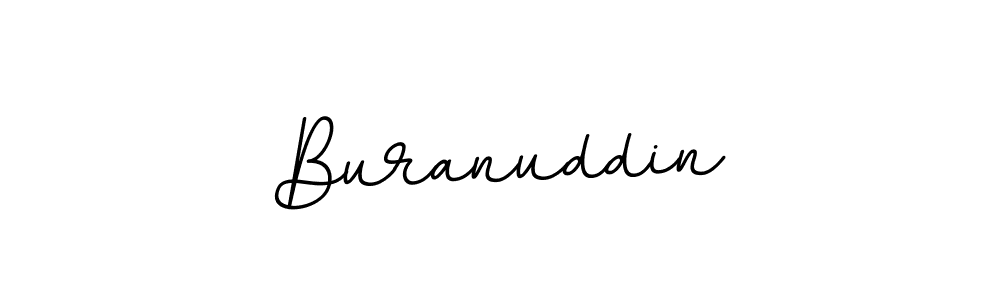 Use a signature maker to create a handwritten signature online. With this signature software, you can design (BallpointsItalic-DORy9) your own signature for name Buranuddin. Buranuddin signature style 11 images and pictures png
