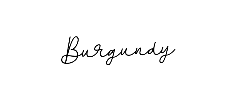 The best way (BallpointsItalic-DORy9) to make a short signature is to pick only two or three words in your name. The name Burgundy include a total of six letters. For converting this name. Burgundy signature style 11 images and pictures png