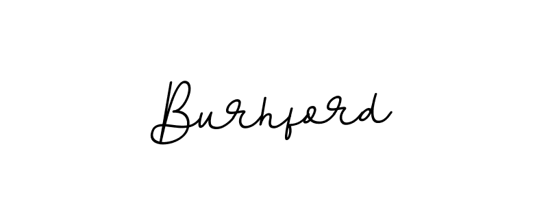 Create a beautiful signature design for name Burhford. With this signature (BallpointsItalic-DORy9) fonts, you can make a handwritten signature for free. Burhford signature style 11 images and pictures png