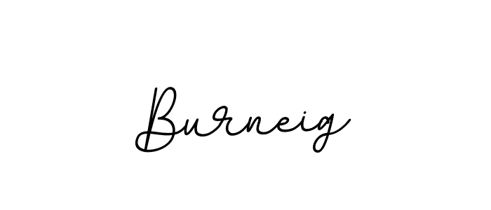 How to make Burneig name signature. Use BallpointsItalic-DORy9 style for creating short signs online. This is the latest handwritten sign. Burneig signature style 11 images and pictures png