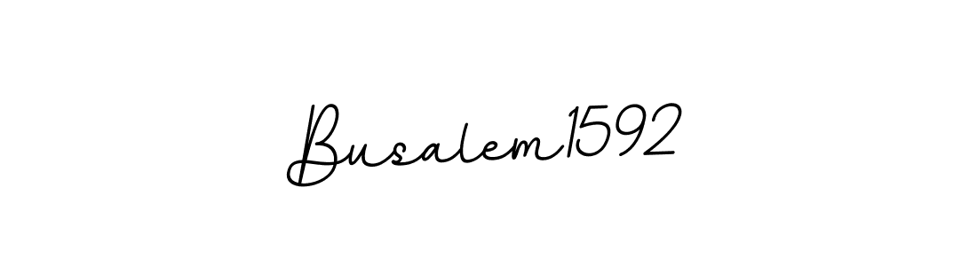 Use a signature maker to create a handwritten signature online. With this signature software, you can design (BallpointsItalic-DORy9) your own signature for name Busalem1592. Busalem1592 signature style 11 images and pictures png