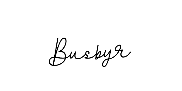 Create a beautiful signature design for name Busbyr. With this signature (BallpointsItalic-DORy9) fonts, you can make a handwritten signature for free. Busbyr signature style 11 images and pictures png