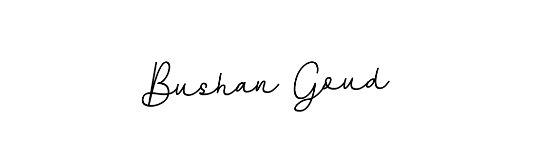 Design your own signature with our free online signature maker. With this signature software, you can create a handwritten (BallpointsItalic-DORy9) signature for name Bushan Goud. Bushan Goud signature style 11 images and pictures png