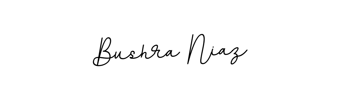 It looks lik you need a new signature style for name Bushra Niaz. Design unique handwritten (BallpointsItalic-DORy9) signature with our free signature maker in just a few clicks. Bushra Niaz signature style 11 images and pictures png