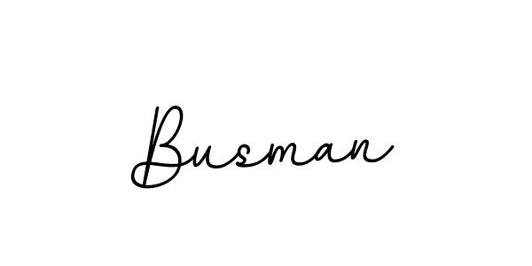 Create a beautiful signature design for name Busman. With this signature (BallpointsItalic-DORy9) fonts, you can make a handwritten signature for free. Busman signature style 11 images and pictures png