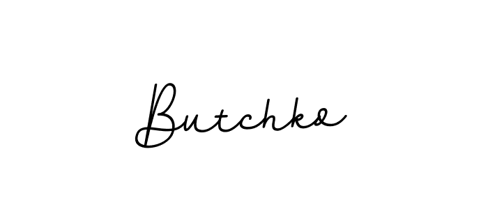 Butchko stylish signature style. Best Handwritten Sign (BallpointsItalic-DORy9) for my name. Handwritten Signature Collection Ideas for my name Butchko. Butchko signature style 11 images and pictures png