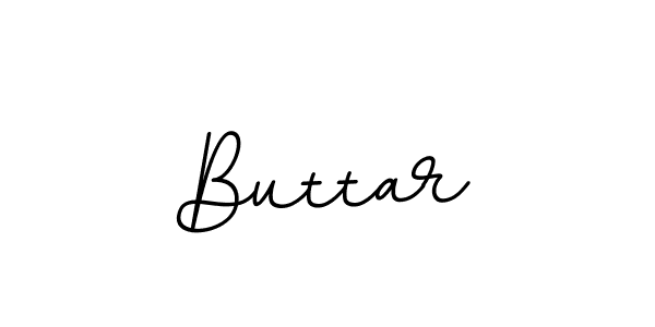 Create a beautiful signature design for name Buttar. With this signature (BallpointsItalic-DORy9) fonts, you can make a handwritten signature for free. Buttar signature style 11 images and pictures png