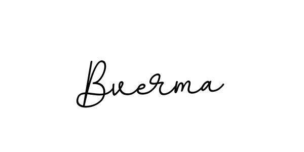 You should practise on your own different ways (BallpointsItalic-DORy9) to write your name (Bverma) in signature. don't let someone else do it for you. Bverma signature style 11 images and pictures png