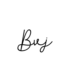 Make a beautiful signature design for name Bvj. With this signature (BallpointsItalic-DORy9) style, you can create a handwritten signature for free. Bvj signature style 11 images and pictures png