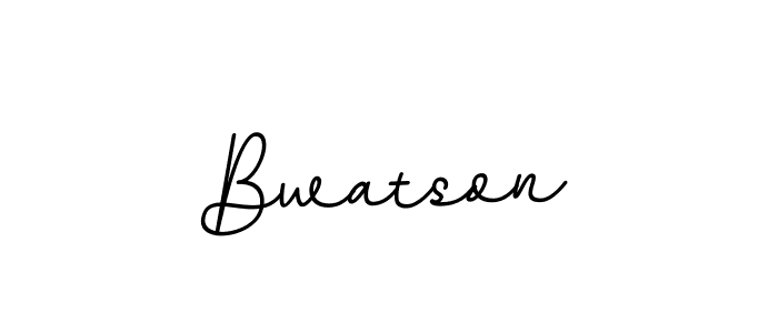 Make a beautiful signature design for name Bwatson. Use this online signature maker to create a handwritten signature for free. Bwatson signature style 11 images and pictures png