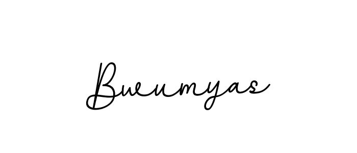 How to make Bwumyas name signature. Use BallpointsItalic-DORy9 style for creating short signs online. This is the latest handwritten sign. Bwumyas signature style 11 images and pictures png