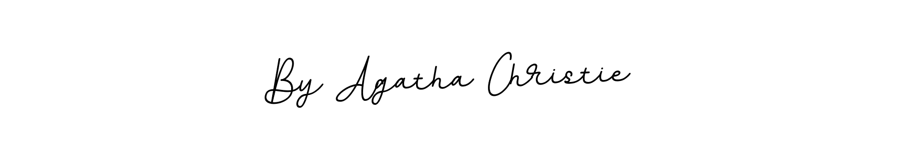 Use a signature maker to create a handwritten signature online. With this signature software, you can design (BallpointsItalic-DORy9) your own signature for name By Agatha Christie. By Agatha Christie signature style 11 images and pictures png