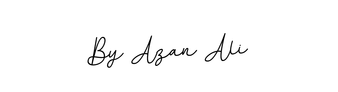 How to make By Azan Ali name signature. Use BallpointsItalic-DORy9 style for creating short signs online. This is the latest handwritten sign. By Azan Ali signature style 11 images and pictures png